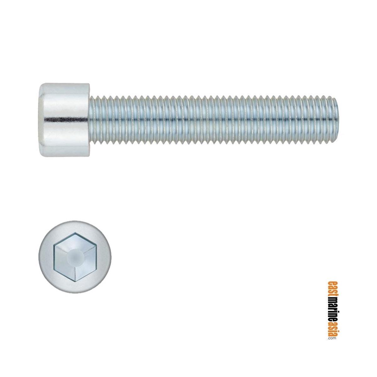 Stainless Steel 316 Bolt Socket Head - Full Thread (DIN 912) - M10 x 150 mm | Pack of 1 | Pack (111968)
