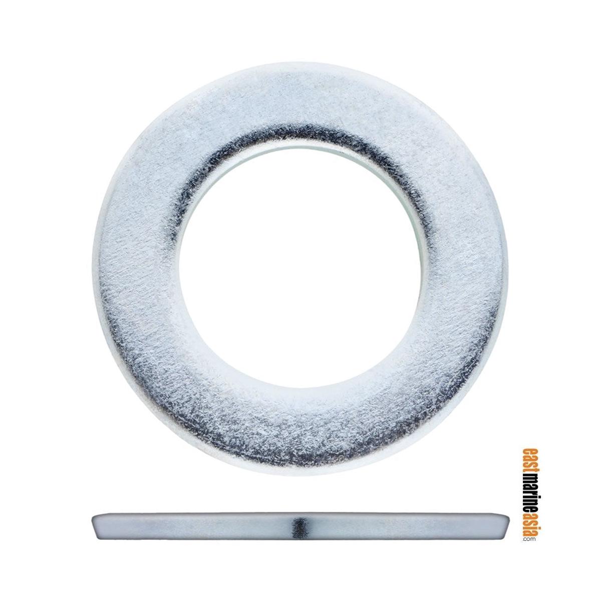 Stainless Steel 316 Flat Washer (DIN 125) - M5 x 10 mm | Pack of 10 | Pack (111991)