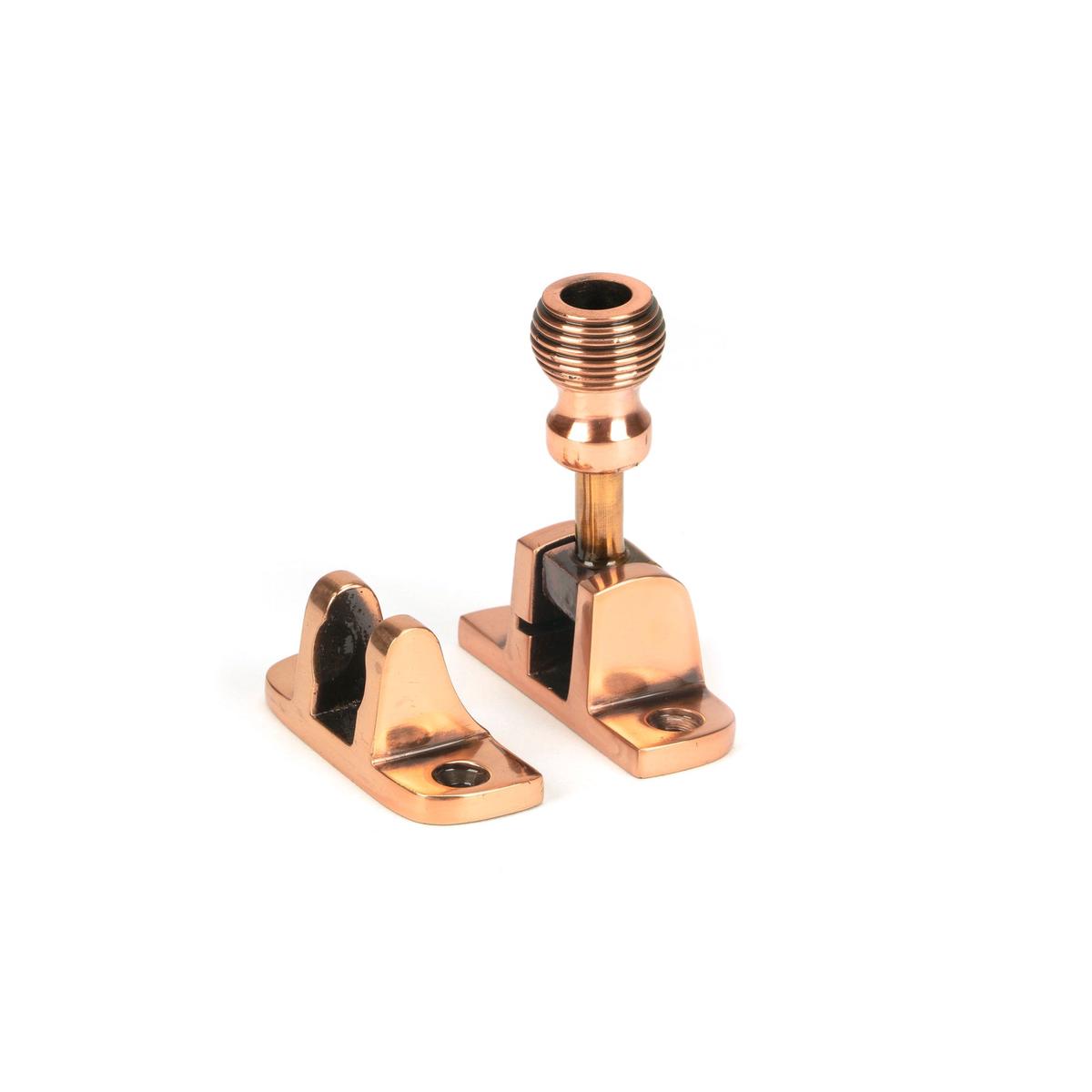 Polished Bronze Beehive Brighton Fastener (Radiused) | From The Anvil