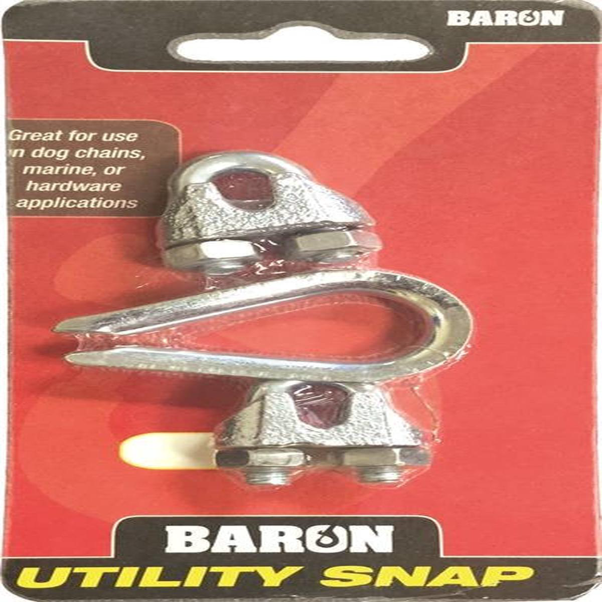 3-16in Wire Rope 2clips-1thimb