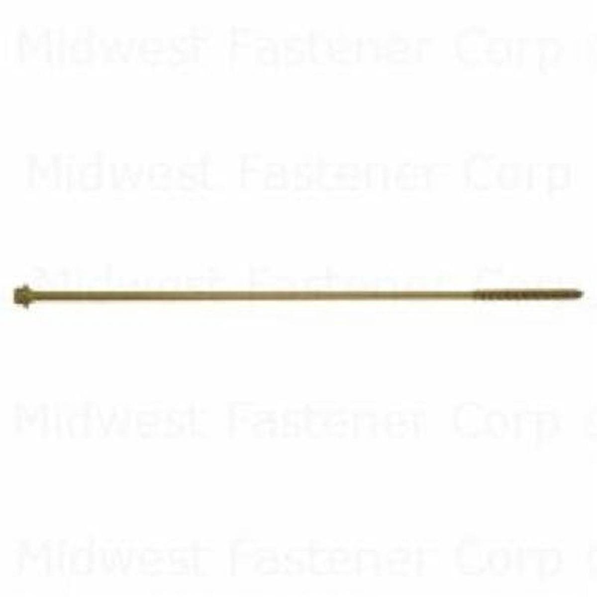 SaberDrive 52556 Screw, 5/16 in Thread, 14 in L, Hex Drive, 30 PK