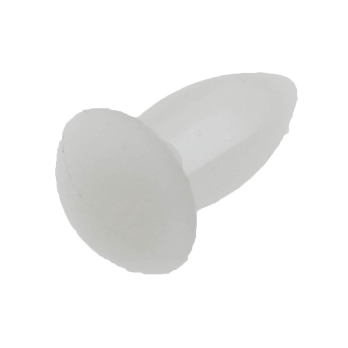 0.156 in. Diameter 0.062 to 0.145 in. Grip Plastic Push Rivet