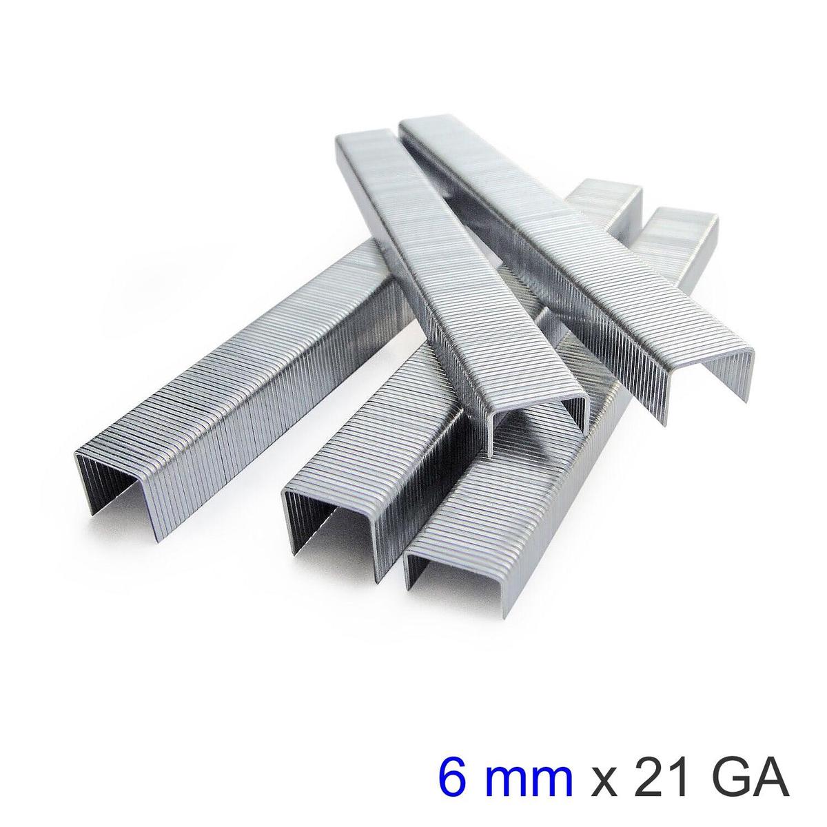 Aircraft Staples 6 Mm 21 Gauge 5000 Per Box