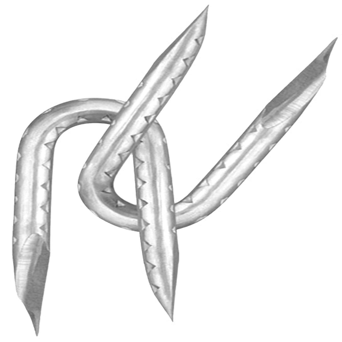Rangemaster 7432 Series Fence Staple, 1-3/4 in L, 9 ga