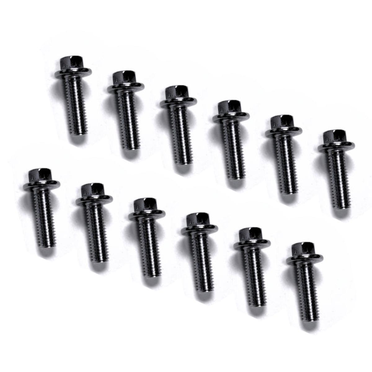 Kooks Headers 1997-2013 Chevrolet C5-C6 Corvette Kooks LS Engine Header Bolts and Locking Hardware Qty 12 M8 1.25 x 25mm Bolts
