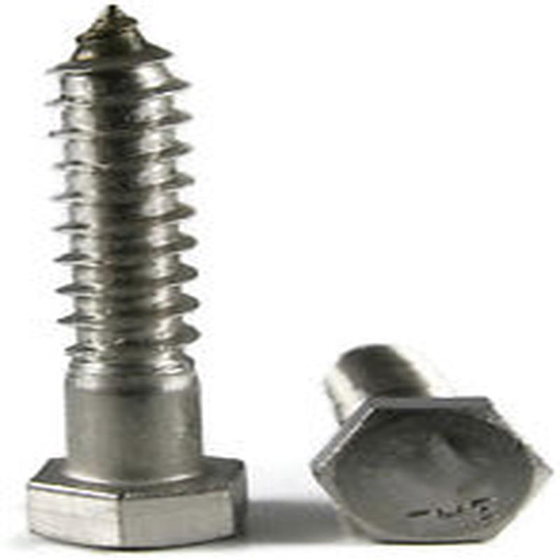[1 PC] Lag Screws Hex 18/8 Stainless Steel 1/2 X 16