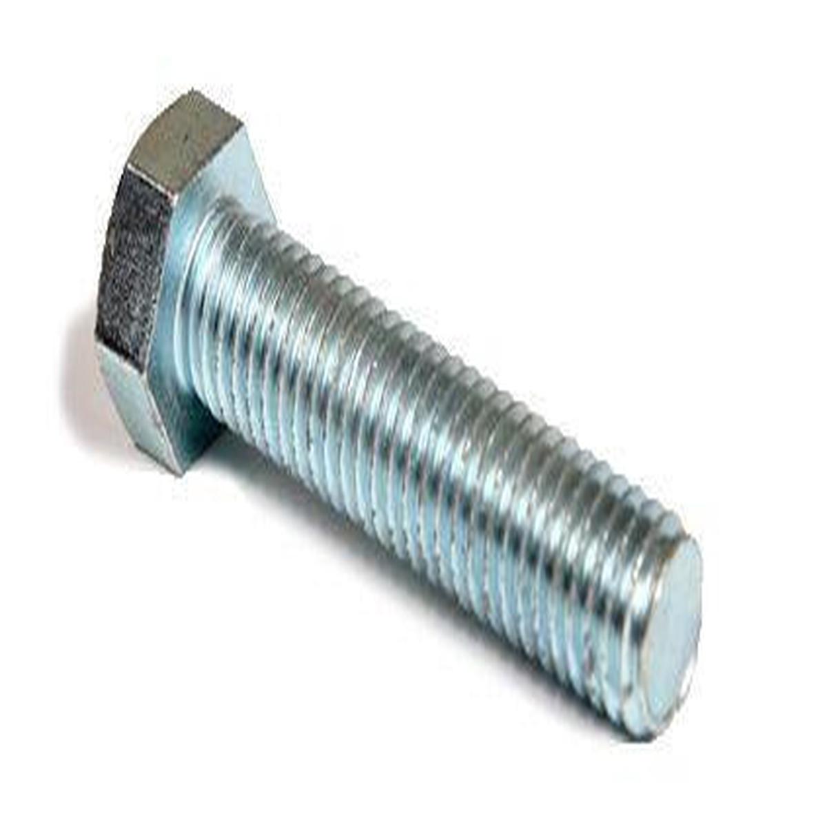 M10-1.50 x 160MM Hex Bolt Zinc Plated Grade 8.8 Cap Screw Metric DIN 933 FT