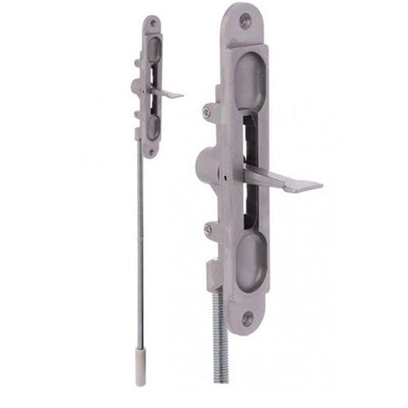 SABRE FLUSH BOLT COMPLETE WITH ROD SATIN CHROME