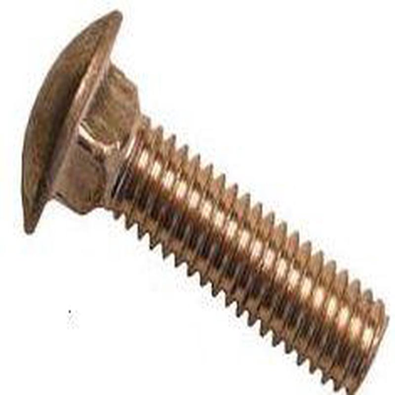 [100 PKG] Grade 8 Zinc Yellow Plated Carriage Bolts 5/16-18X6 1/2