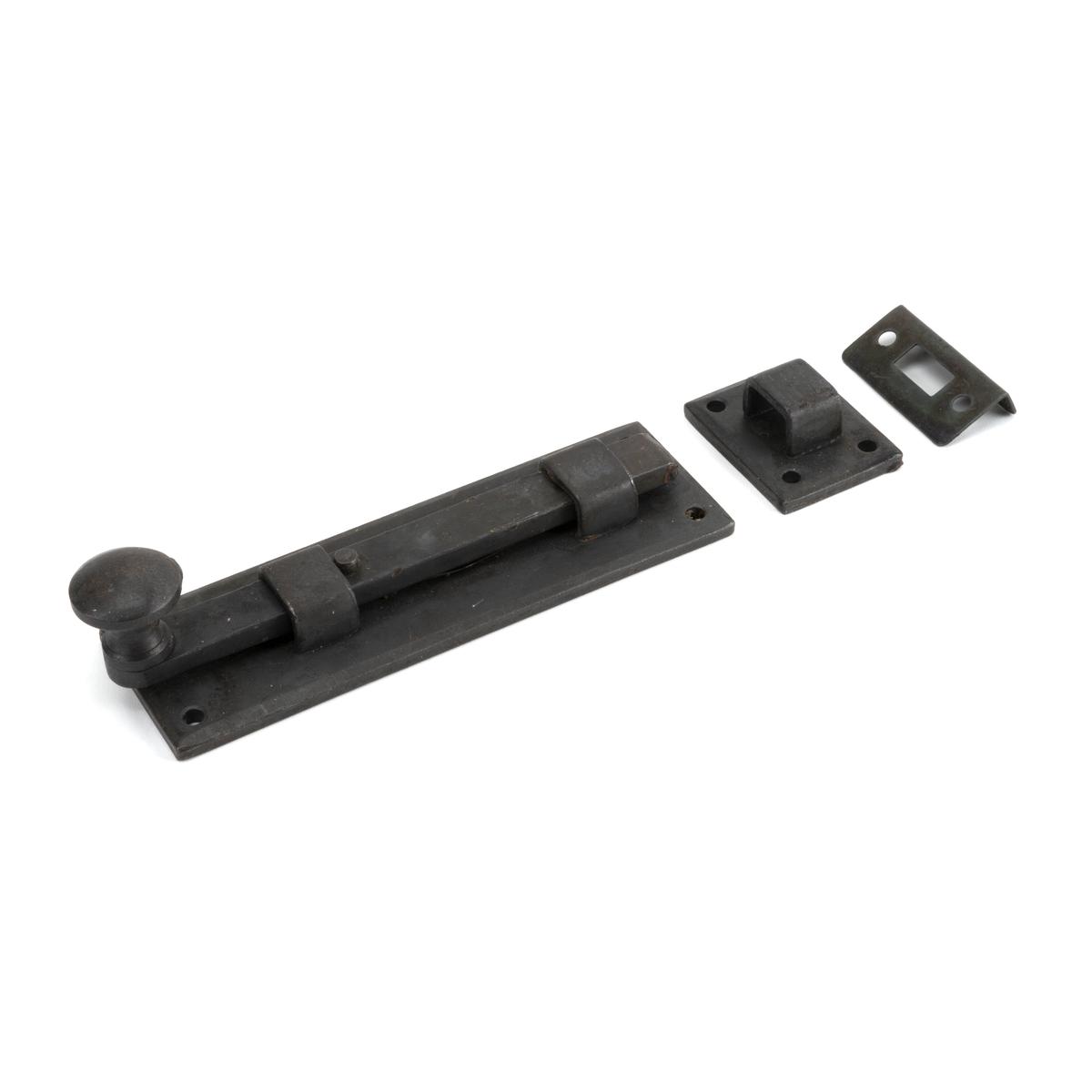 Beeswax 6" Straight Knob Bolt | From The Anvil