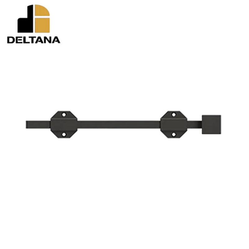Deltana - 12" Modern Surface Bolt - Heavy Duty - Solid Brass - Optional Finish