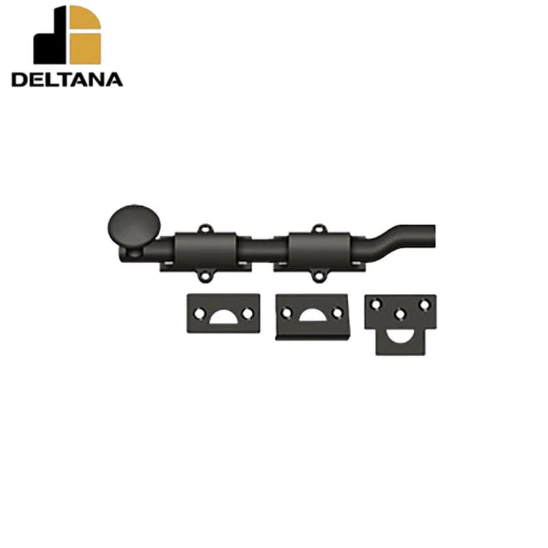 Deltana - 6" Surface Bolt w/ Offet - Heavy Duty