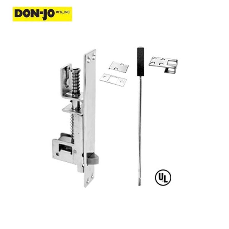 Don-Jo - 1560 - Automatic Flush Bolt - 6-3/4" Length - 1" Width