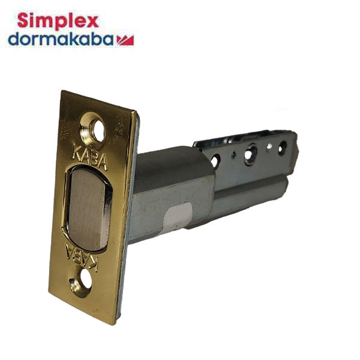 Simplex 8211 20205 8211 Deadbolt Assembly 8211 2 348221 Backset 8211 Simplex 7102 Series 8211 Bright Brass