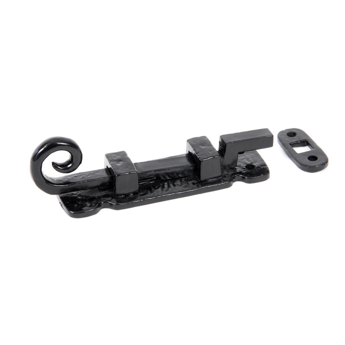 Black 4" Cranked Monkeytail Bolt | From The Anvil