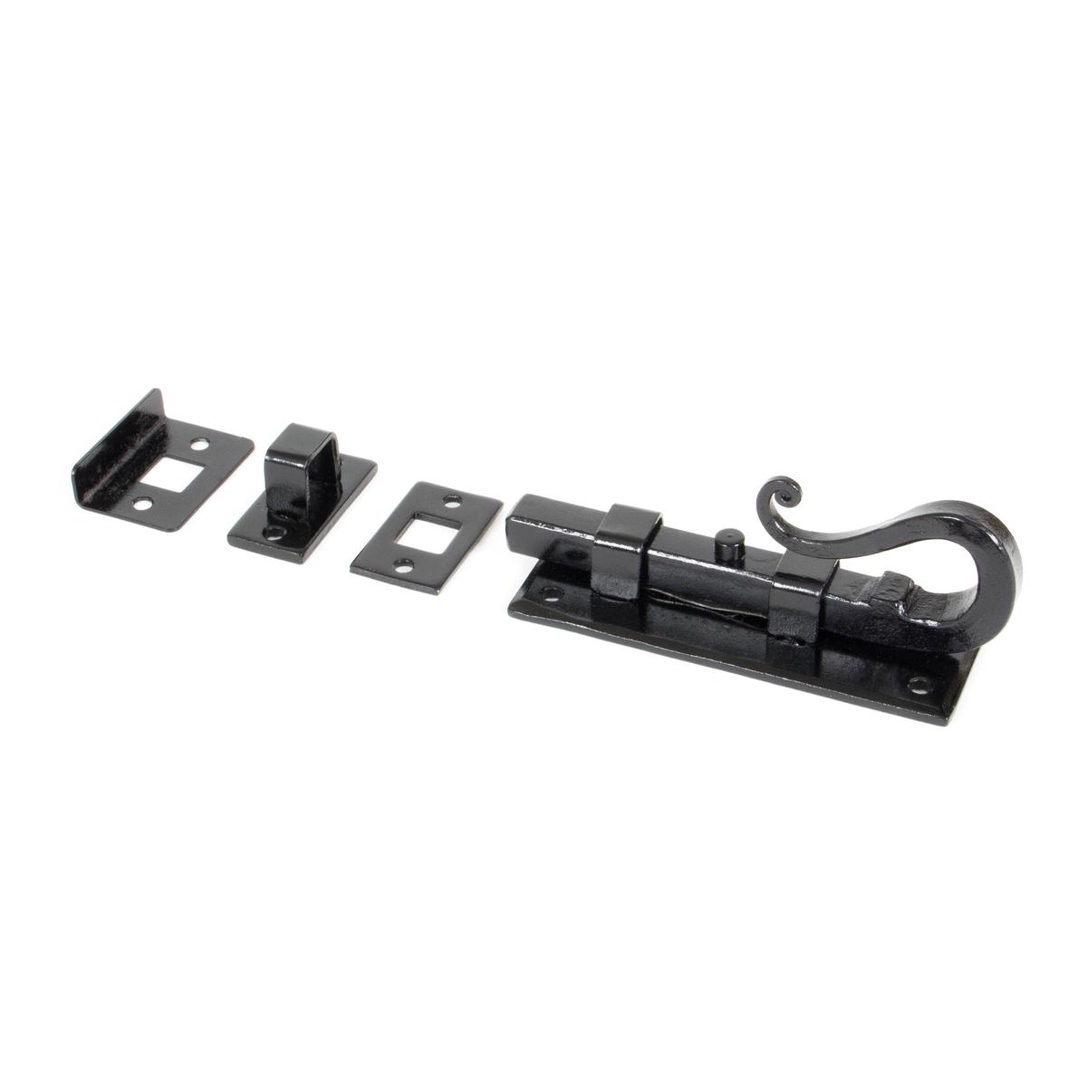 Black 4" Shepherd's Crook Universal Bolt | From The Anvil