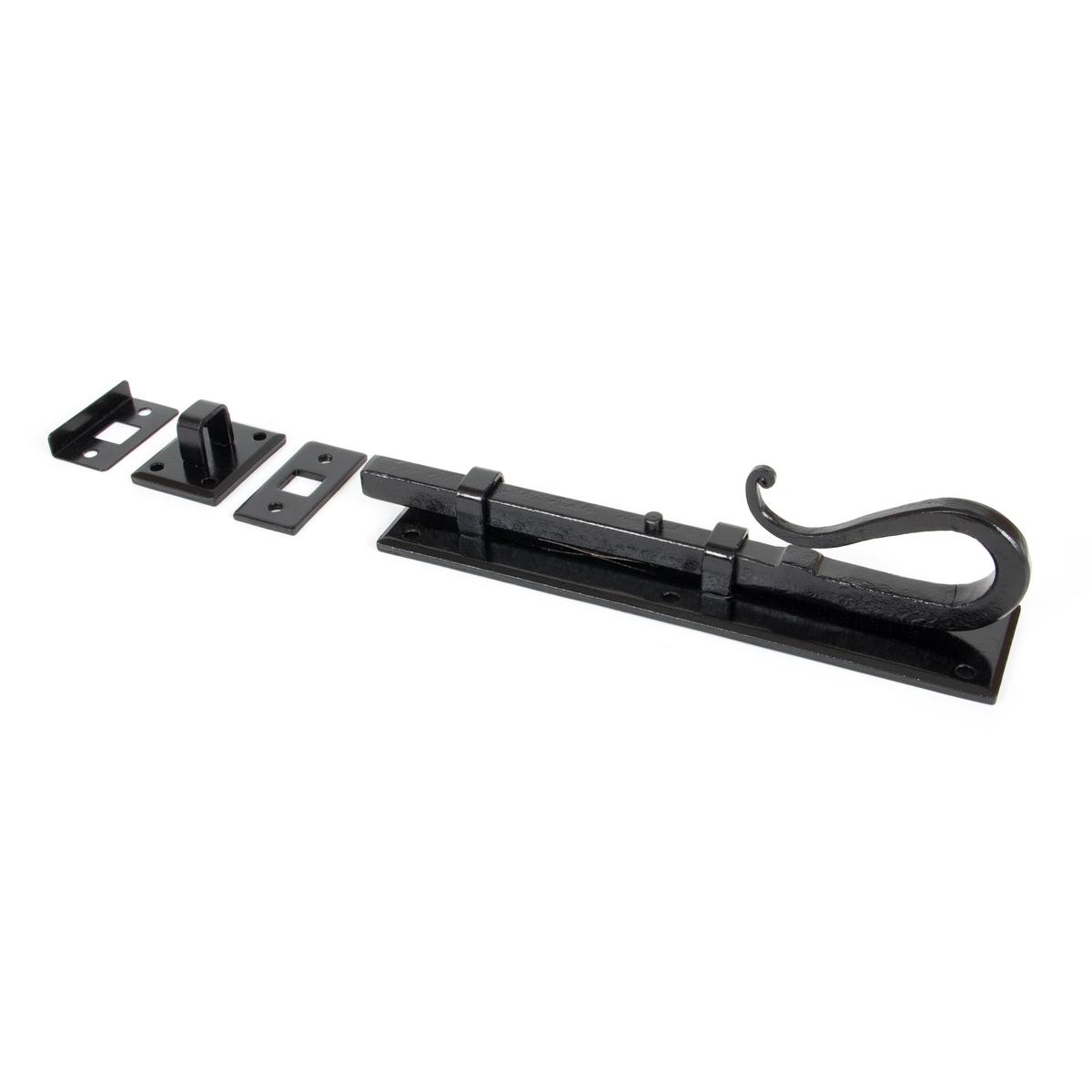 Black 8" Shepherd's Crook Universal Bolt | From The Anvil
