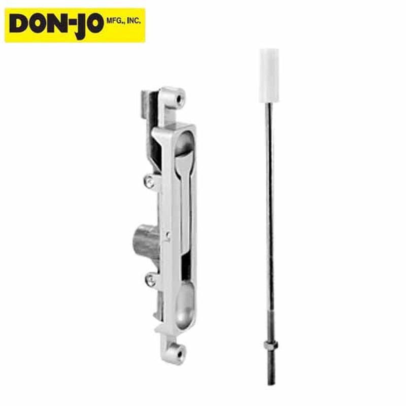 Don-Jo - Aluminum Door Flush Bolt - 1551- 1/4 (DNJ-1551-SL)