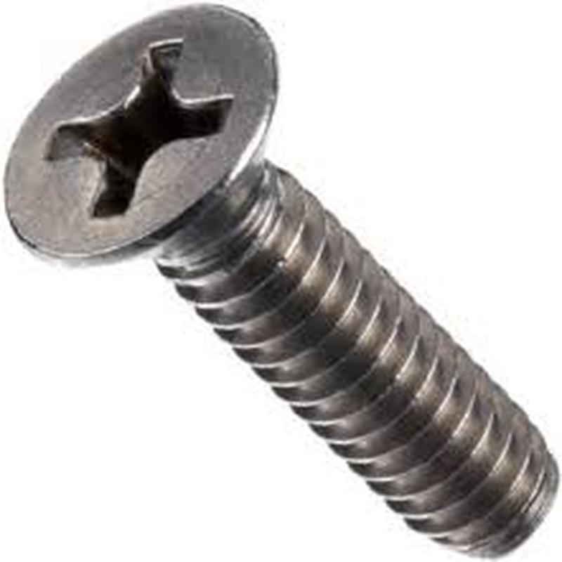 [100 PKG] Machine Screws Phil Flat 316 Stainless 10/32 X 1 1/4