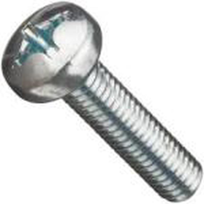 [100 PKG] Machine Screws Phil Pan 18/8 Stainless (MS51958) 1/4-28 X 1 3/4