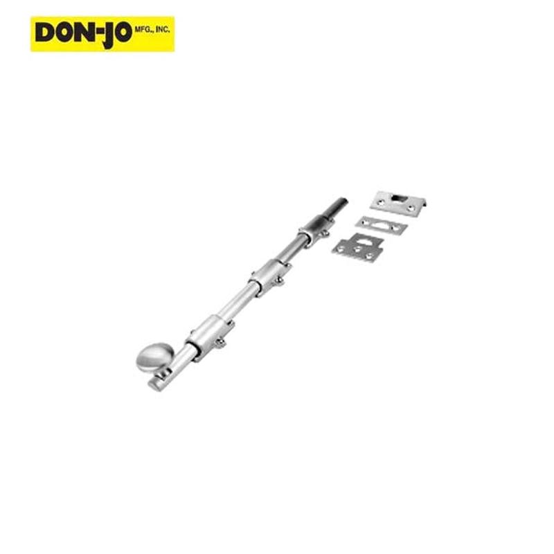 Don-Jo - 1634 - Dutch Door Bolt - 12" Length - 1-5/8" Width - Optional Finish