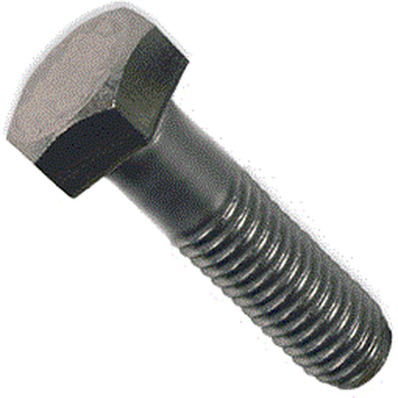 [100 PKG] Hex Head Cap Screws Grade 5 Steel Plain  9/16-12 x 5