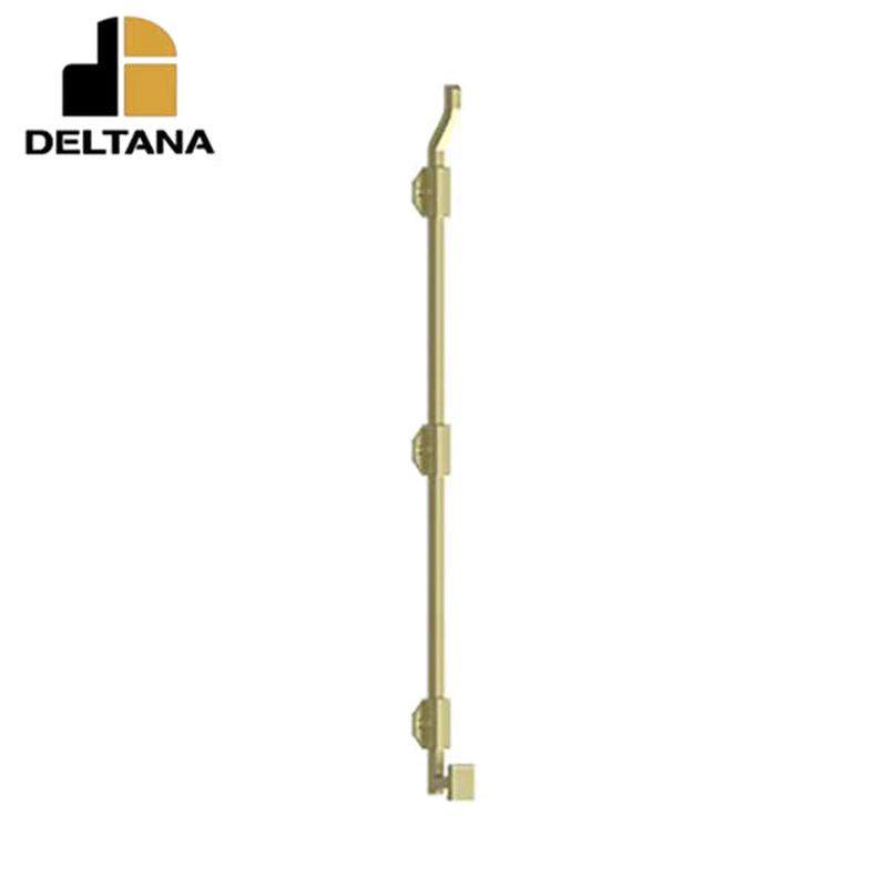 Deltana - 26" Modern Offset Surface Bolt - Heavy Duty - Solid Brass - Optional Finish