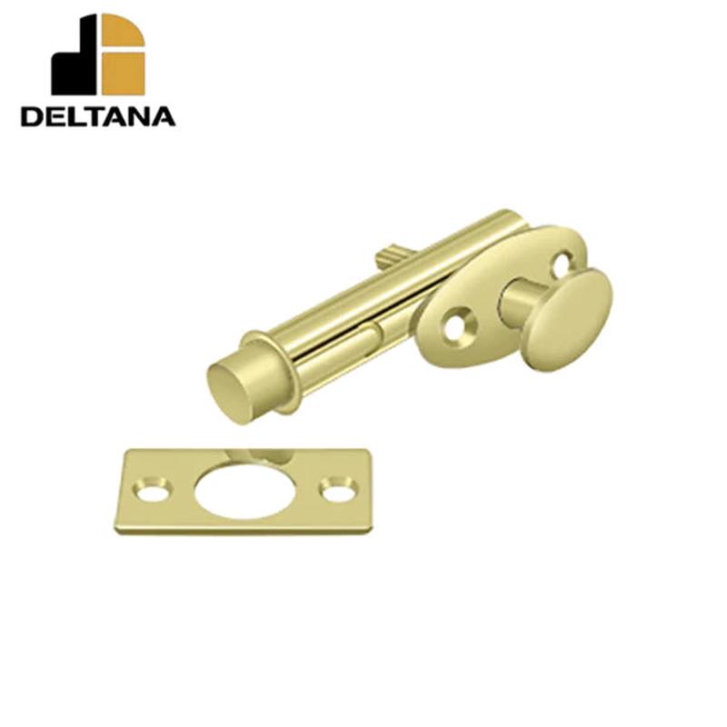 Deltana - Mortise Bolt - 1-3/4" Backset - 7/16" Bolt Throw - Optional Finish