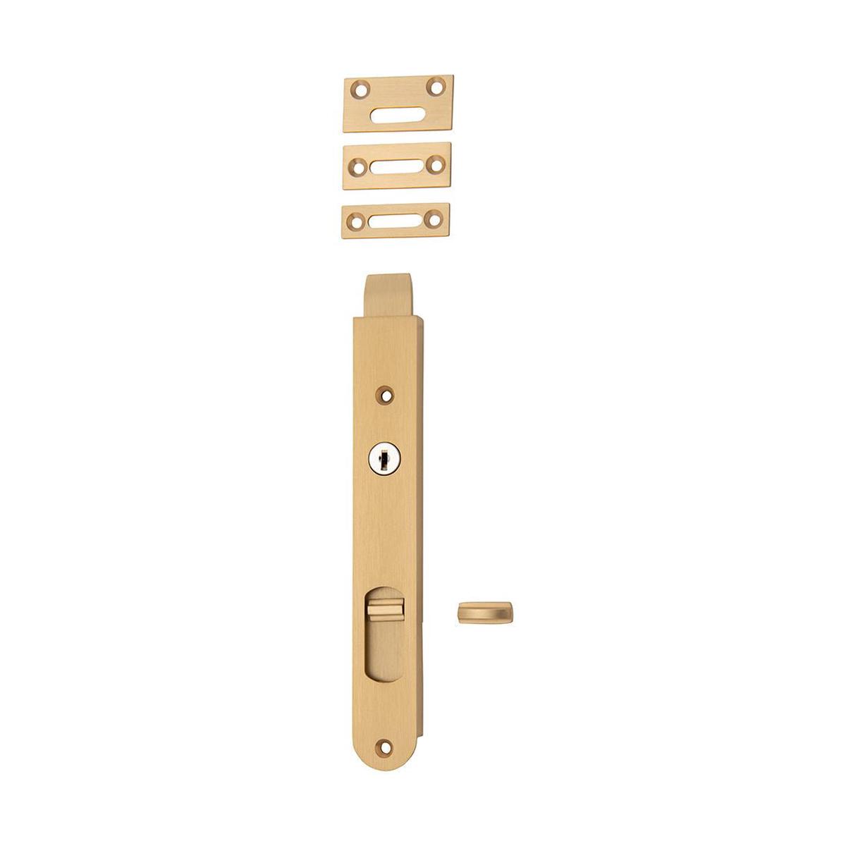IVER Locking Flush Bolt- Multiple Finishes Available
