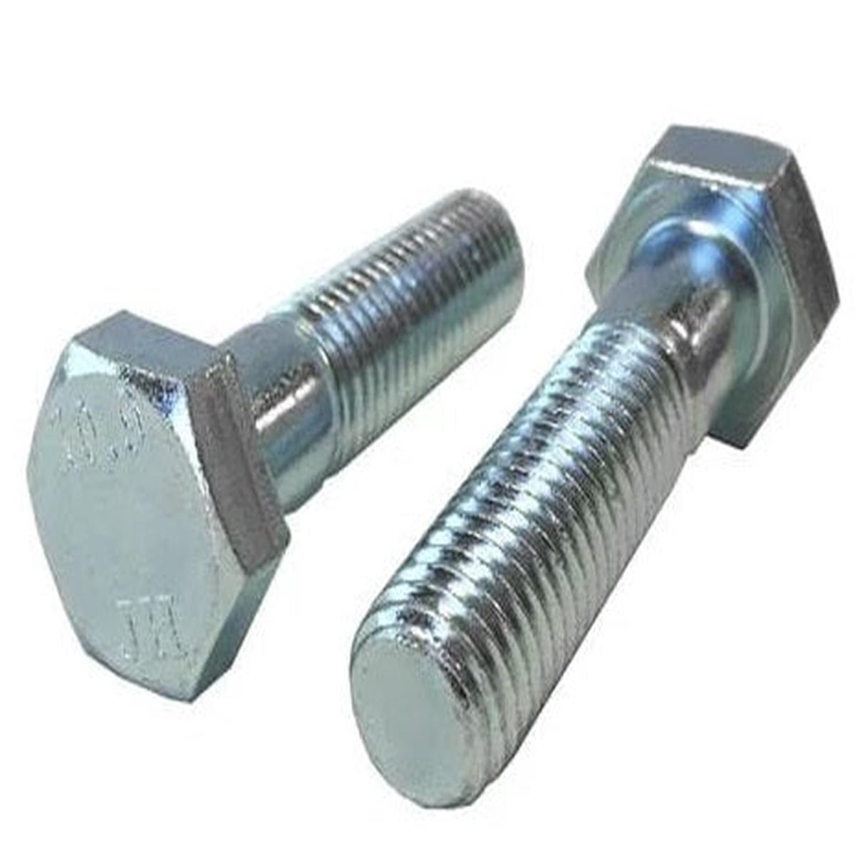 M16-1.50 x 60mm Grade 10.9 Hex Cap Screw Bolts Metric Zinc FINE THREAD / *PARTIAL THREAD* DIN 960