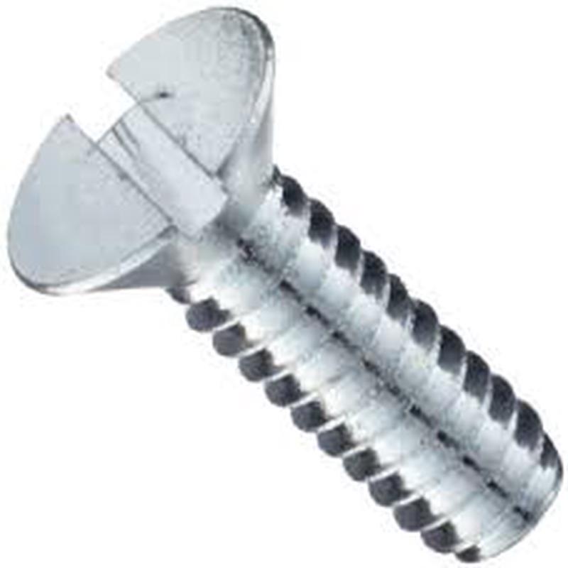 [10 PKG] Machine Screws Slotted Flat 316 Stainless 3/4-10 X 2