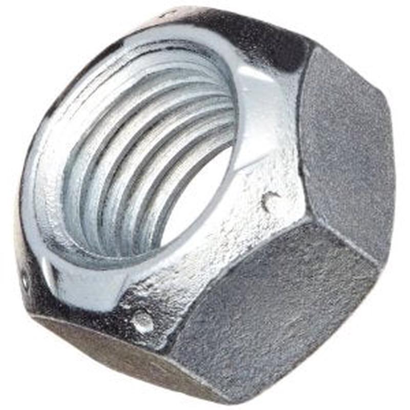 [150 PKG] Hex Top Lock Nuts 18/8 Stainless Waxed 6/32
