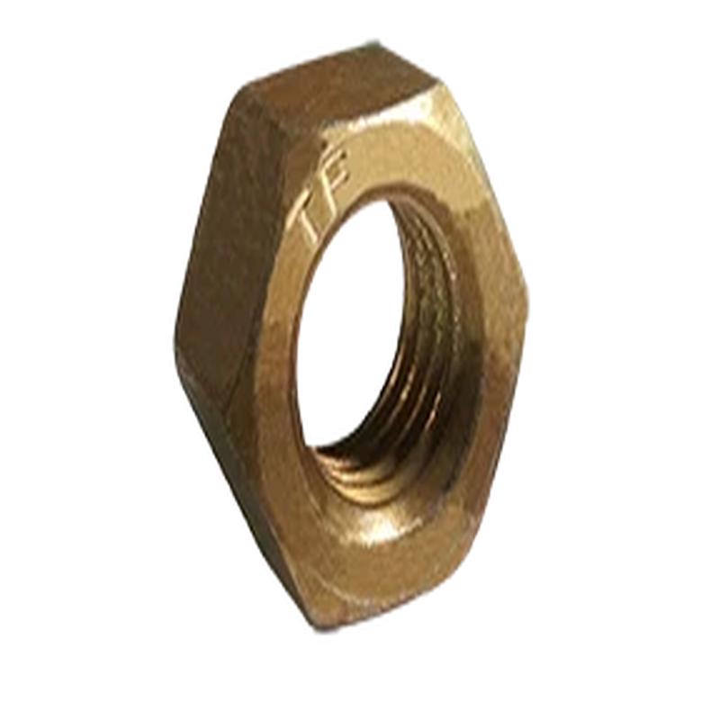[2000 BULK] Hex Nuts Steel Cadmium Yellow Grade B MS51967 (Made in USA) 1/4-20