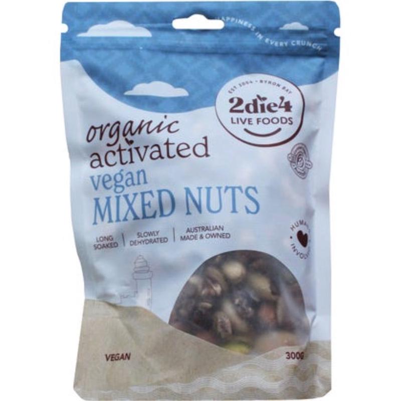 2DIE4 LIVE FOODS Activated Organic Vegan Mix 300g