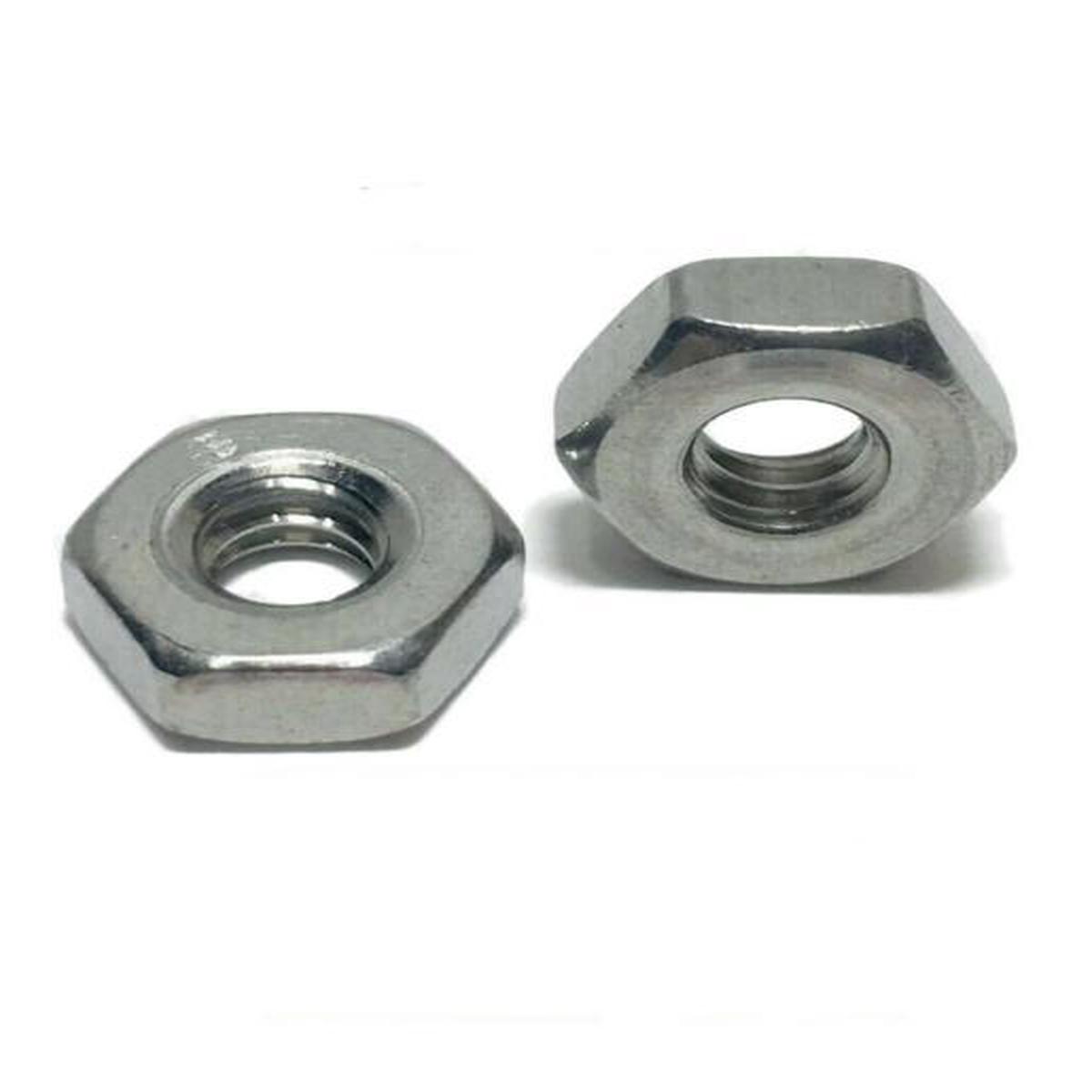 #4-40 Stainless Steel Finished Hex Nuts 304 / 18-8