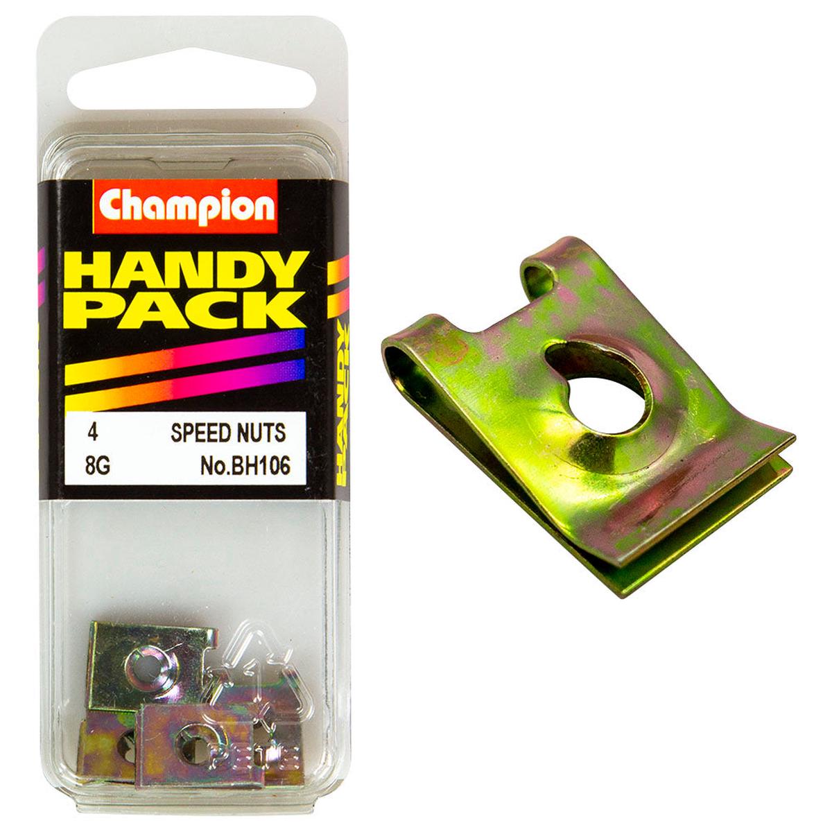 Champion - Speed Nuts-Captive-'U'-Type-4.2mm I.D | BH106