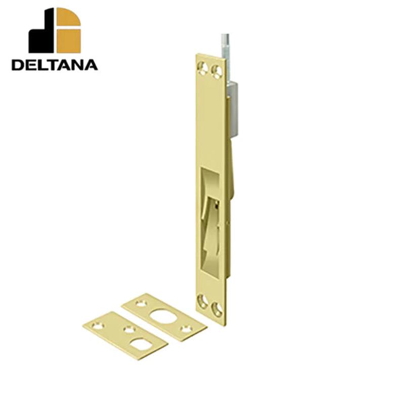 Deltana - Extension Flush Bolt - Solid Brass - 12" Rod Extension - Optional Finish