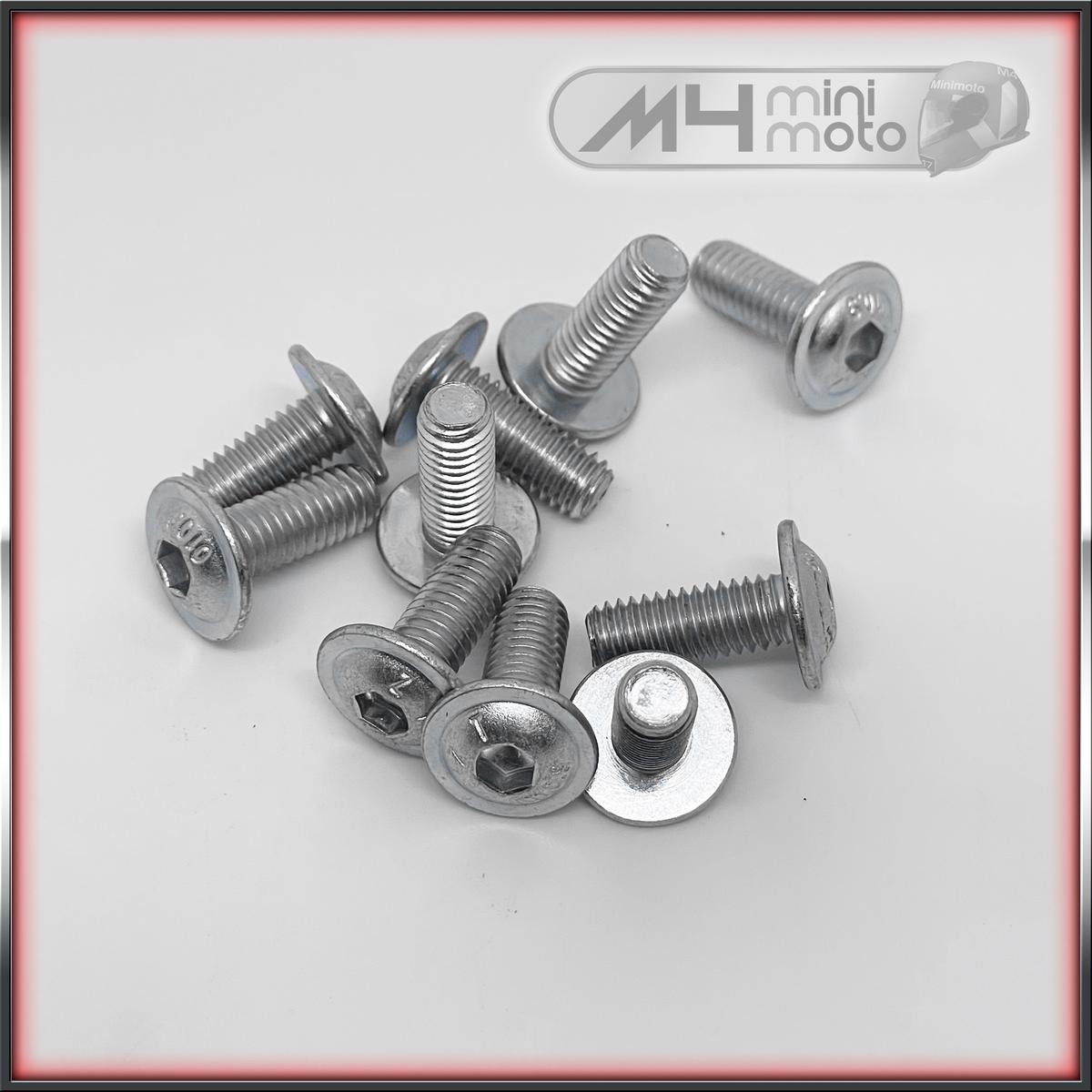 M6x16 Flanged Button Fairing Screw (pk10)