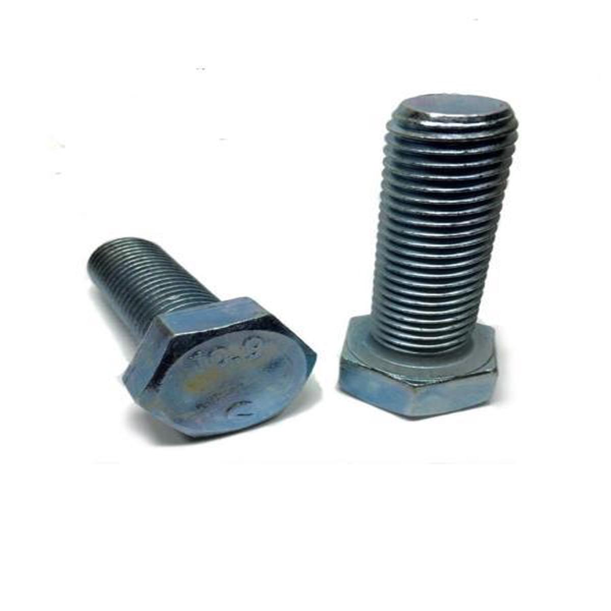 M8-1.25 x 30mm Hex Bolt Zinc Plated Grade 10.9 Cap Screw Metric