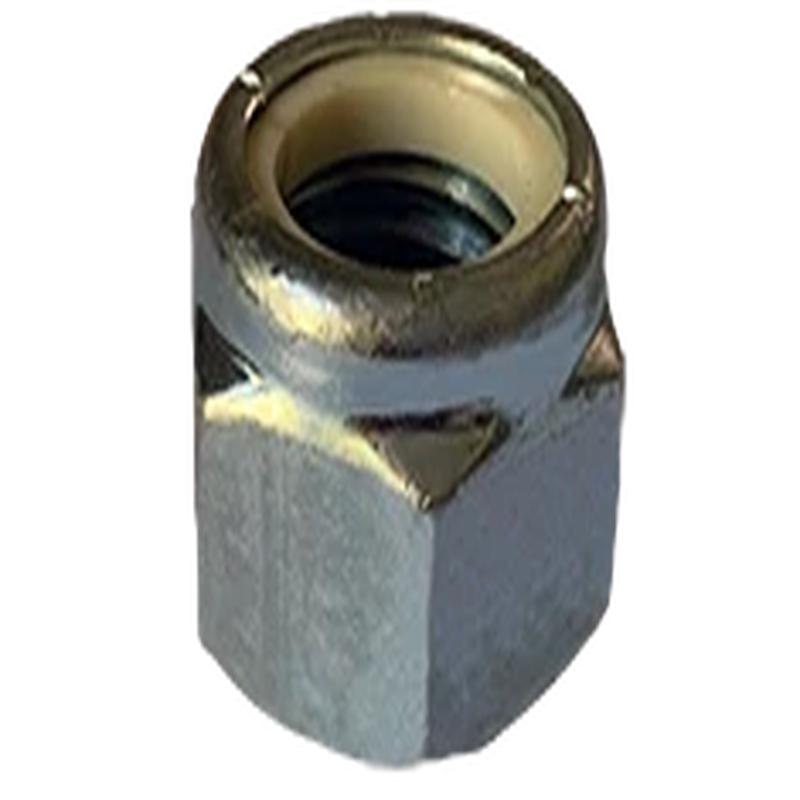 [10 PKG] Heavy Hex Lock Nuts NU Nylon Inserts Steel Zinc 1-3/8-6