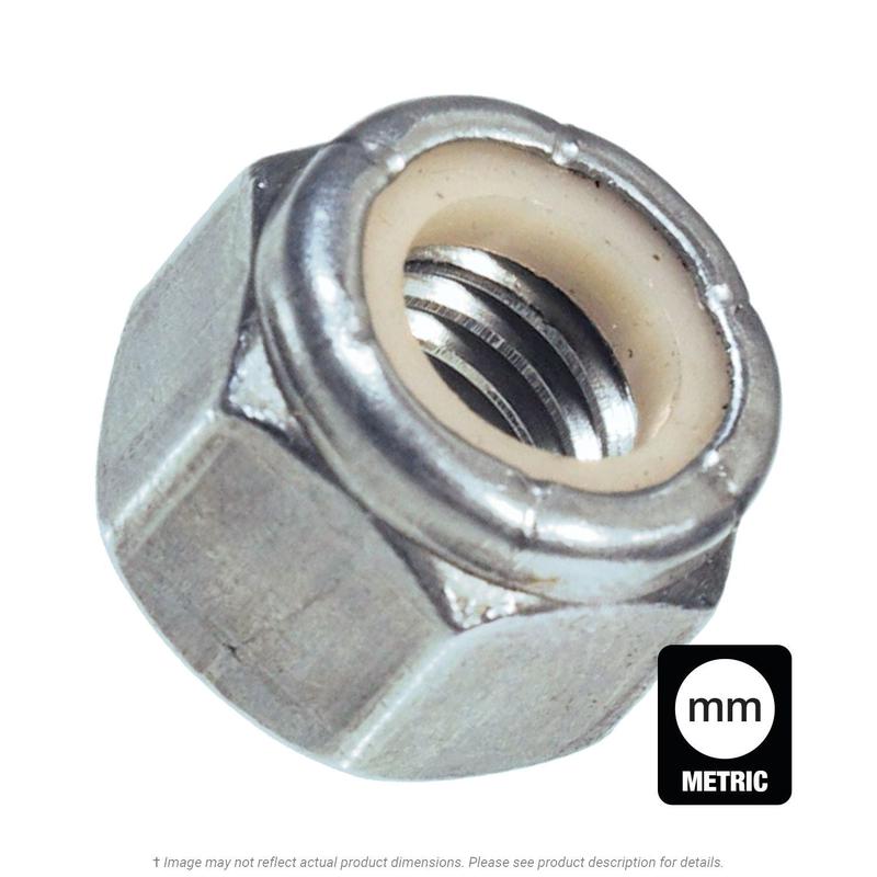 [100 PKG] Hex Lock Nuts Nylon Inserts NM NE 316 Stainless 7/16-20