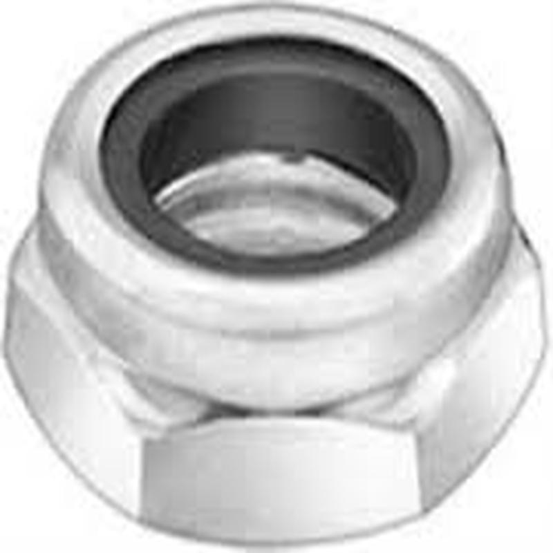 [1000 BULK] Hex Lock Nuts Nylon Insert NM NE 18/8 Stainless 5/16-18