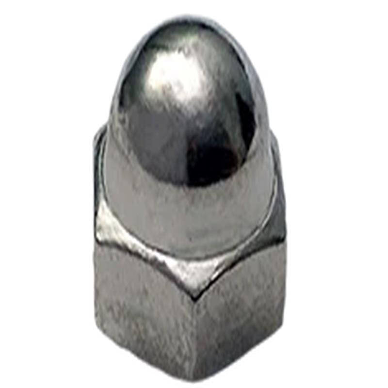 [2000 BULK] Cap Nuts 2 Piece Closed Steel  10-32