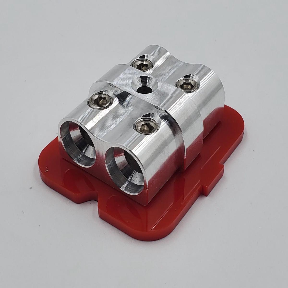 4 gauge Distribution Blocks New Style - 4 | green