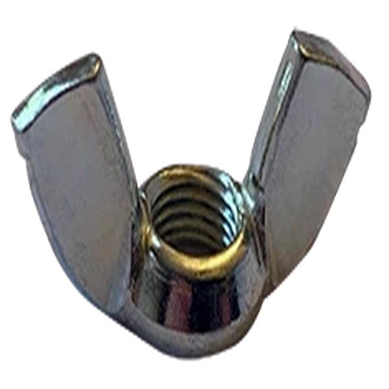 [500 BULK] Wing Nuts Cold Forged Steel Zinc Plated 7/16-14