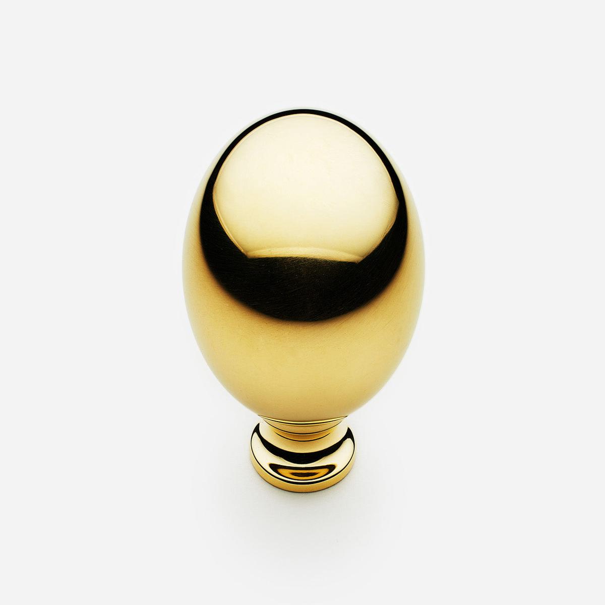 Ball Knob - Large | Unlacquered Polished Brass