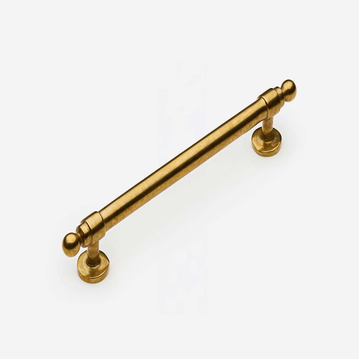 Campaign Pull - 6" | Unlacquered Aged Brass