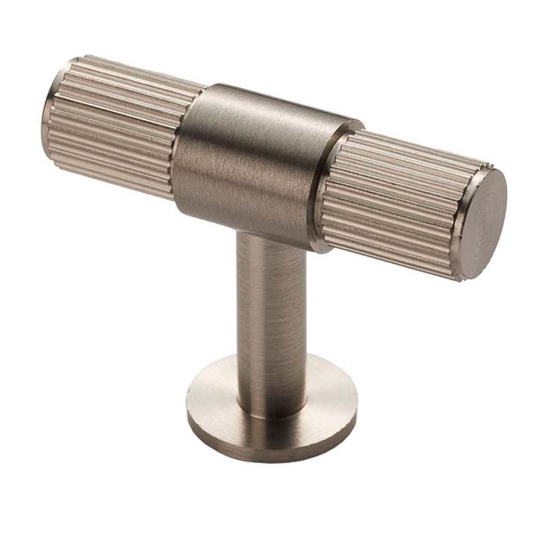 Carlisle Brass - Lines T-Bar Knob - Satin Nickel