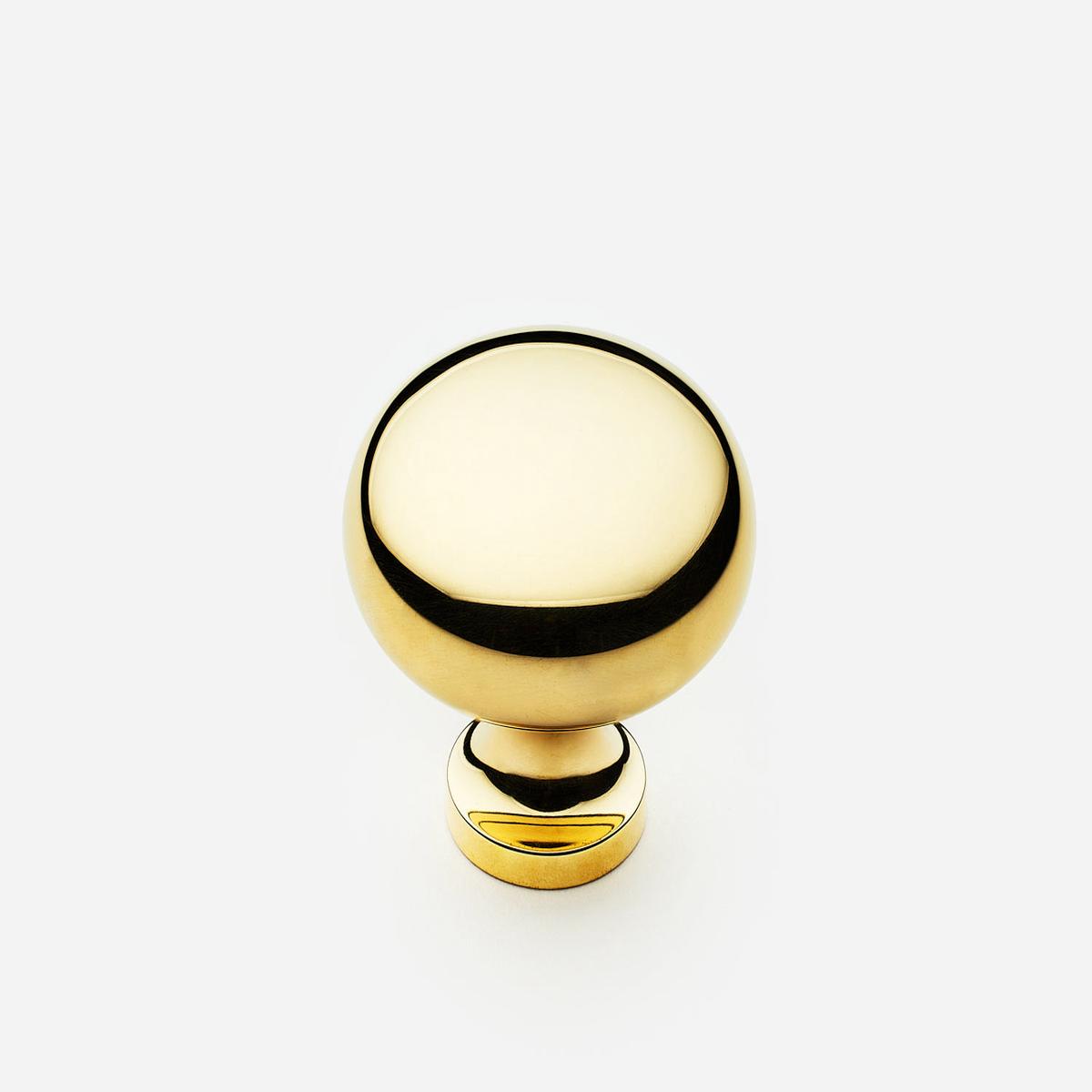 Classic Knob - Standard | Polished Brass (Lacquered)