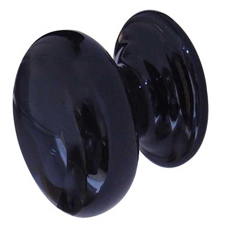 Frelan - Porcelain 50mm Dia. Cabinet Knob - Black